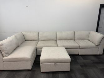 Thomasville Rockford 6-piece Fabric Modular Sectional