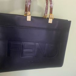 Black Leather Tote