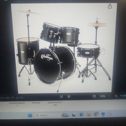 Ashthorpe 5-Piece Complete Adult Drum Set