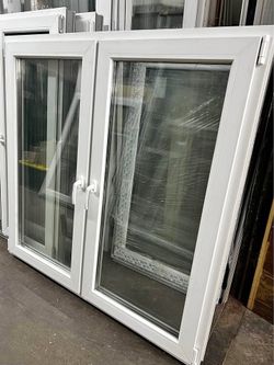 White Double Casement Window