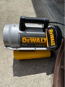 Dewalt 68,000 external propane heater.
