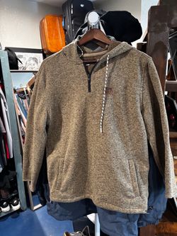 Reef Quarter-Zip Hooded Fleece Pullover