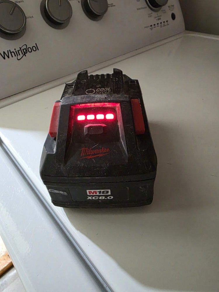 Milwaukee Forge 8.0 Batteries.