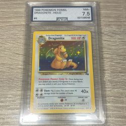 Dragonite Holo Fossil 4/62