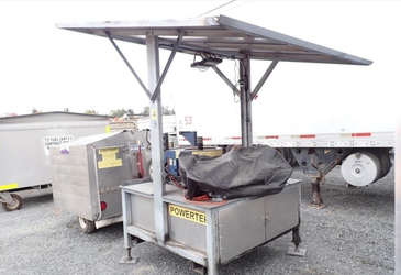 PORTABLE SHOP MADE PIPE FITTER STATION