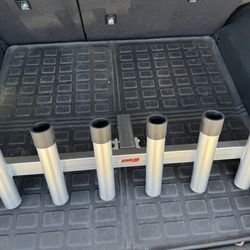 Fishing rod holder tow rod holder