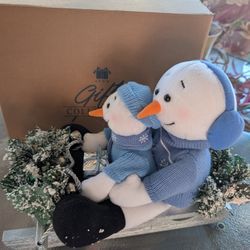 NIP! Avon Magical Winter Sleigh Ride Christmas Decor 