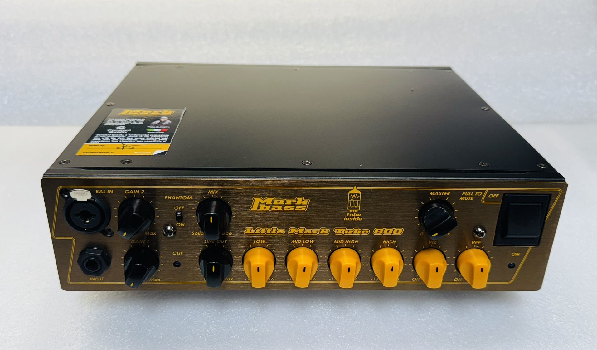 Markbass Little Mark Tube 800 Bass Amplifier