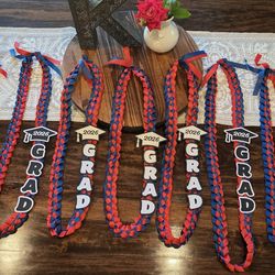 Pre-made 2026 GRAD Leis! MANY AVAILABLE