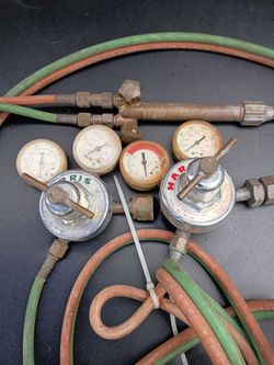 Welder hose and gauges Harris