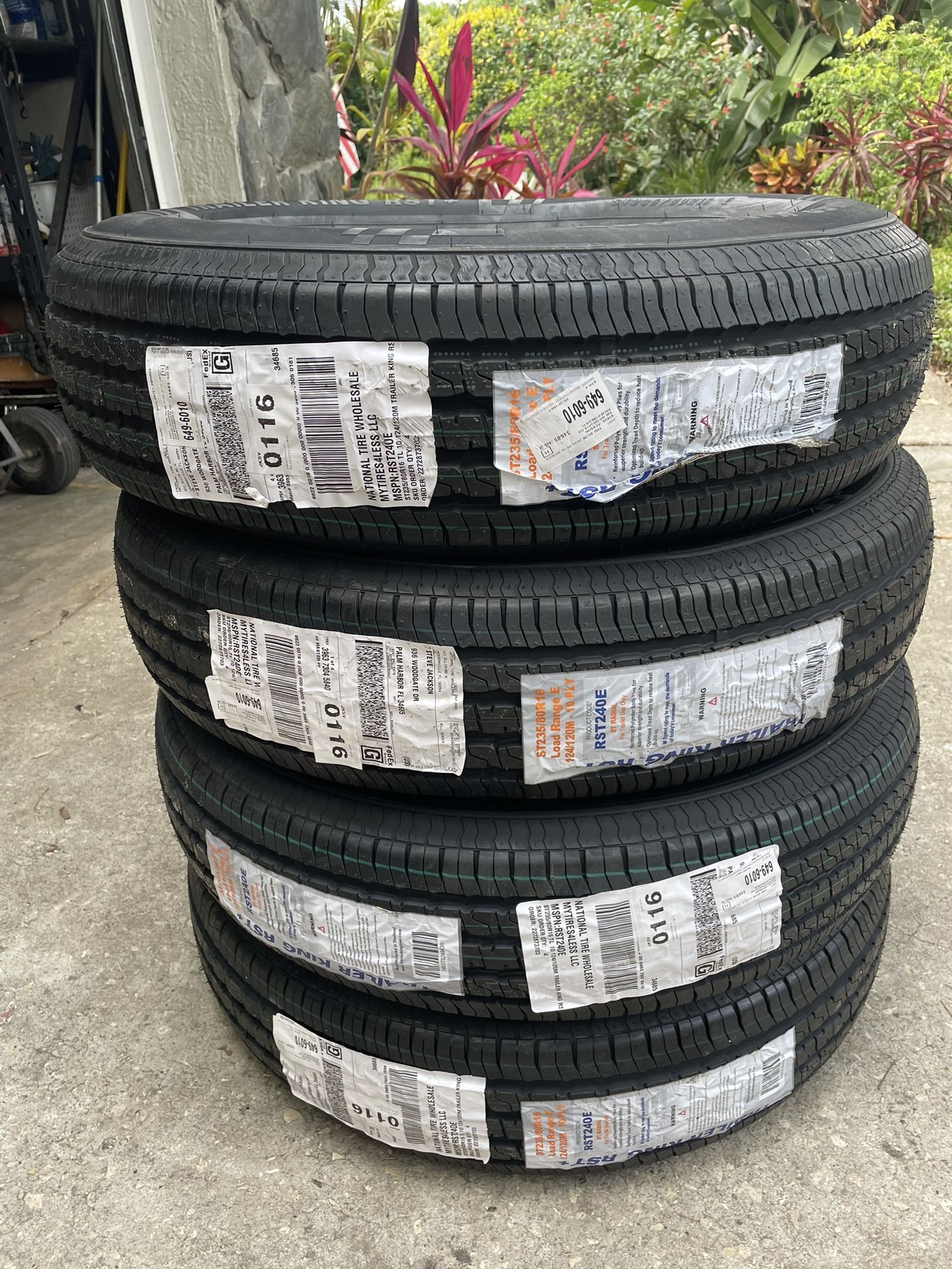 TRAILER KING ST235/80R16 E 124/120M 10-Ply (4 Tires Only)