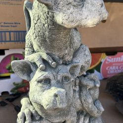 Gargoyle Yard Art Made Out Of Concrete