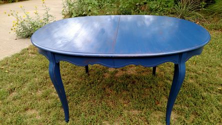 Distressed Painted Dining Table