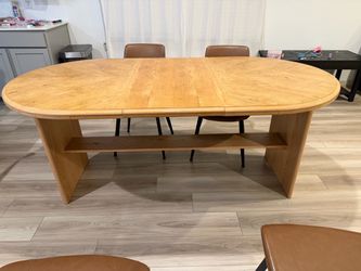 Dining table with four chairs