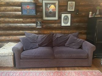 Purple Down Couch