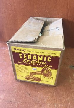 Penetray lo-glare all purpose heat lamp with fixture