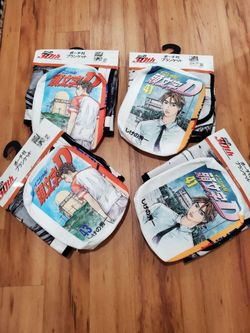 30th anniversary Initial D throw blanket with manga style case. 2 types available
