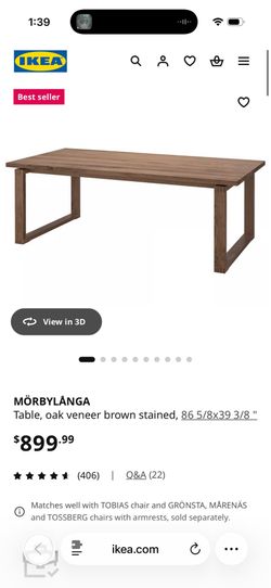 IKEA Morbylanga Table