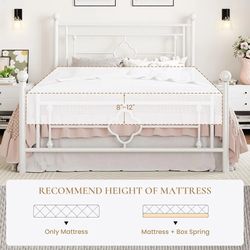 Full Size Bed Frame New In Box No Mattress Included 