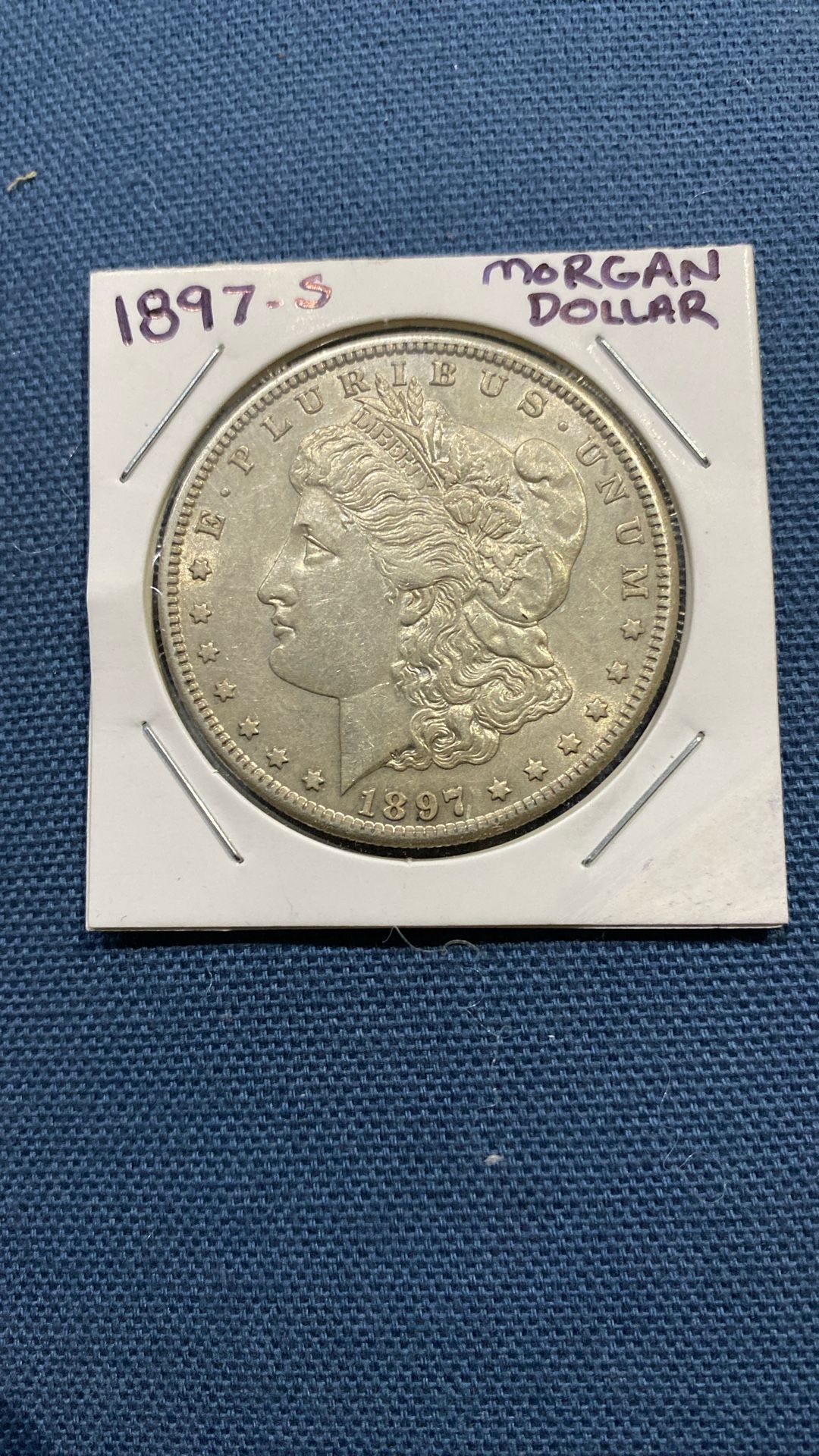Silver. 1897 /S Morgan Dollar