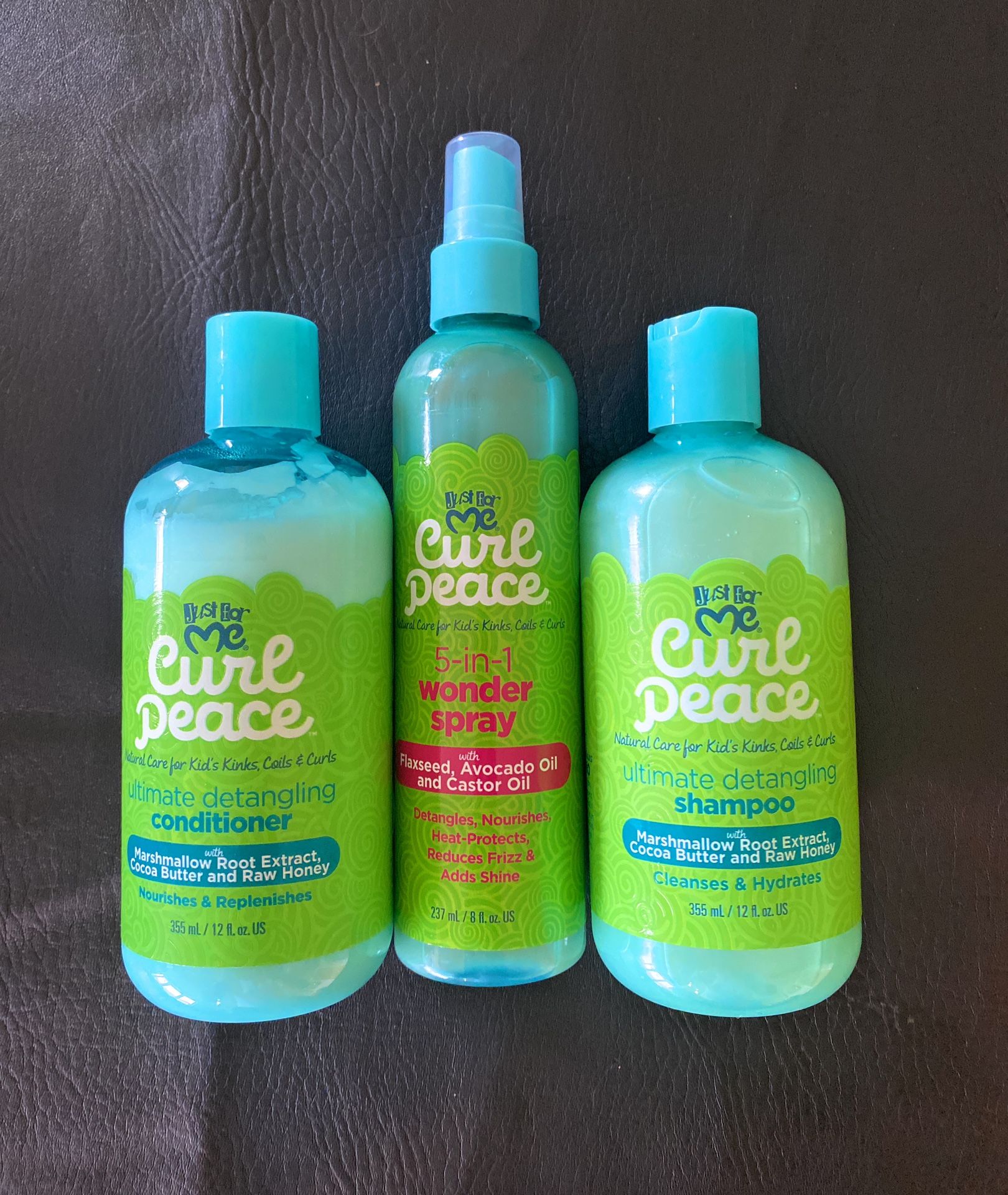 Brand New- Kids Set - Shampoo, Conditioner & Hair Spray For Coils&Curls