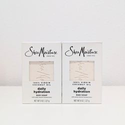 SheaMoisture 100% Virgin Coconut Oil Bar Soap, 8oz