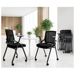 2 Pack Stackable Conference Room Chairs