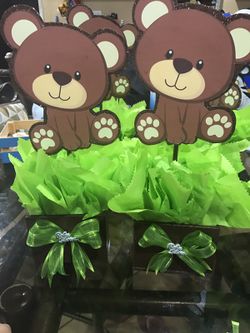 Teddy bear centerpieces
