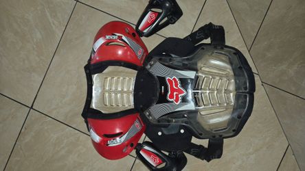 Fox racing red motocross chest protector