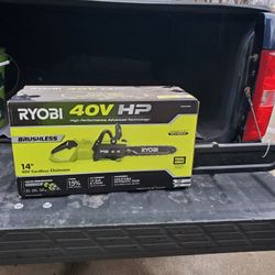 Ryobi 14" 40v HP Chain Saw