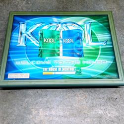 Kool Menthol Cigarettes Vintage Collectible Tobacco Advertisement Sign
