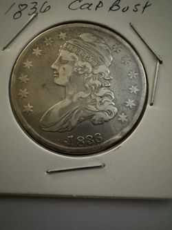 1836 Capped Bust Half Dollar 