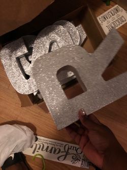 Mr & MRS LETTER SILVER