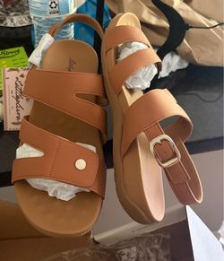 Brown sandals