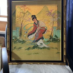 Antique oriental painting