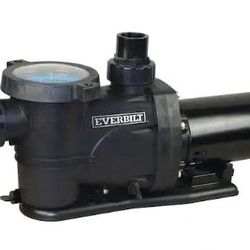 EVERBILT 1HP NEW Pool Pump 2- speed 230V 