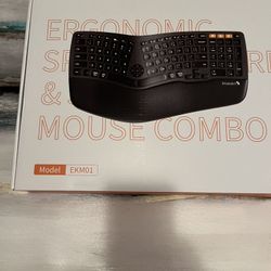 ProtoArc Ergonomic Wireless Keyboard Mouse 