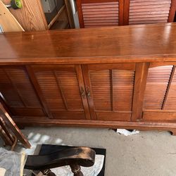 Vintage Hand Made Record Player Holder