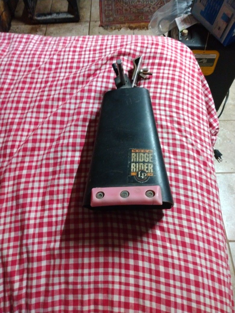LP Rock Ridge Rider Cowbell w frontal Block