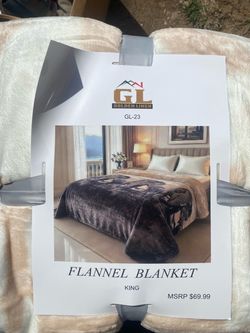King flannel blanket