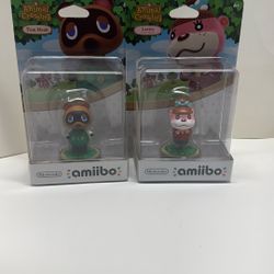 Animal Crossing Amino Tom Nook & Lettie
