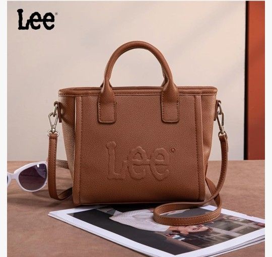 Lee Tote Purses for Women Vegan Leather Crossbody Top Handle Bag with Adjustable Strap
