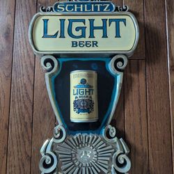 Vintage Schlitz Light Sign