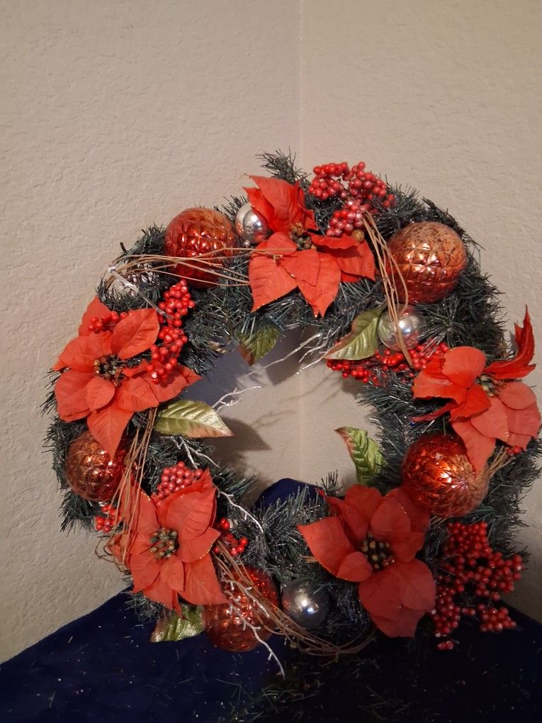 Christmas Wreath. 23" X 25"