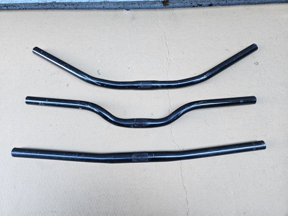 Mountain Bike Handlebars - Flat, Riser Cruiser Style