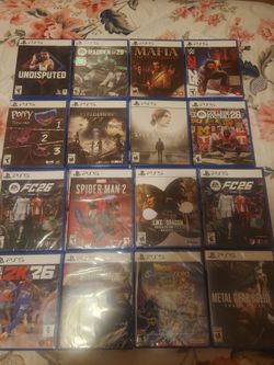 PS5 GAME  LOT 14 OUT OF 16 SEALED LOT 