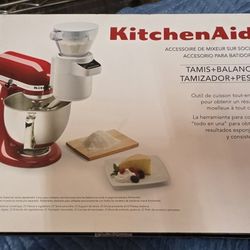 NEW KITCHENAID SIFTER & SCALE
