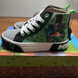 Minecraft Boys Hi Top Shoe NEW Size 11