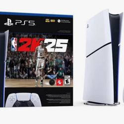 Sony PlayStation 5 Slim Console Digital Edition NBA 2K25 Bundle
