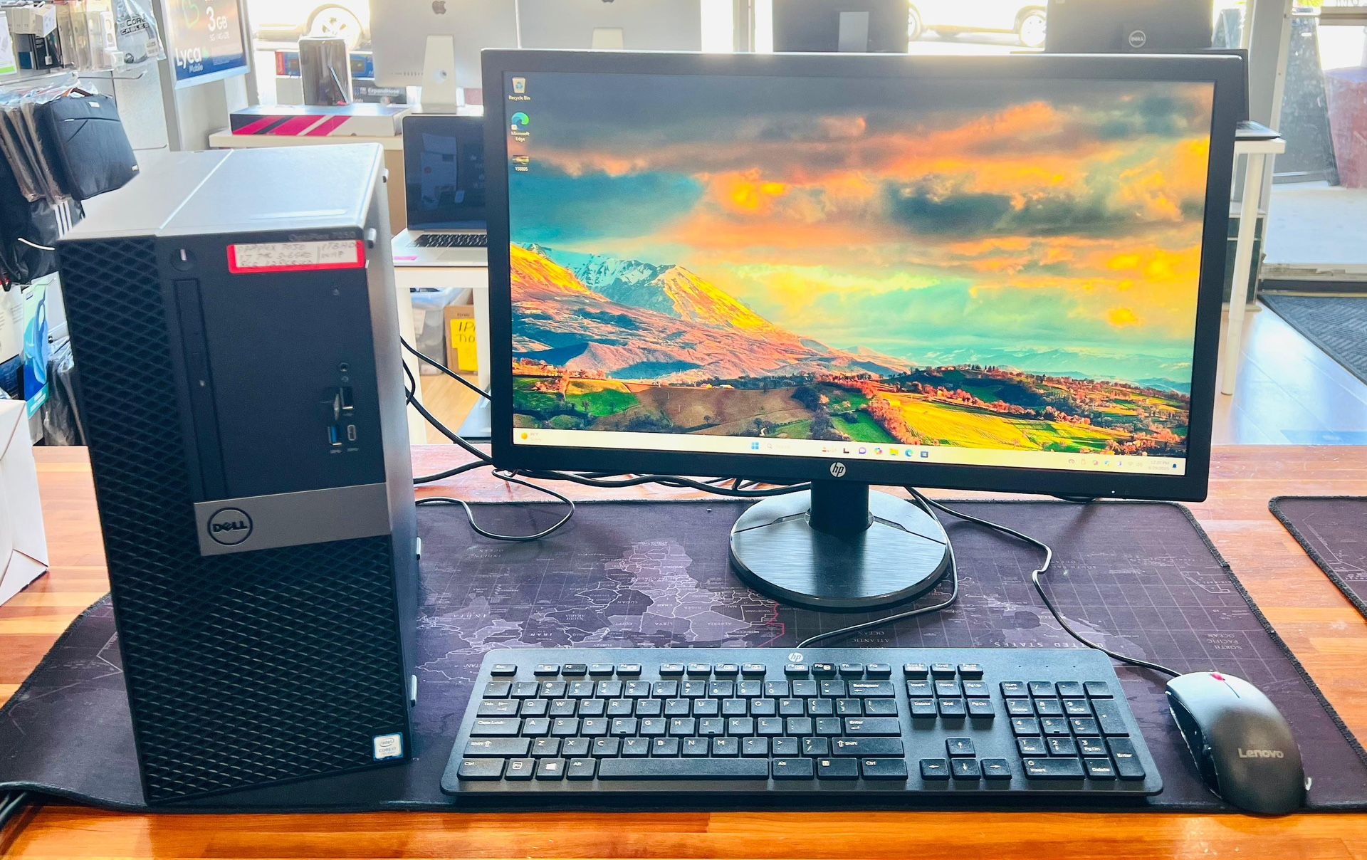 Dell Optiplex 7050 PC Core i7-7700 3.60Ghz 8GB 120GB SSD + 1TB Windows 11